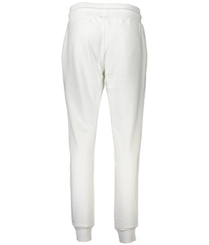 Cavalli Class White Cotton Pant