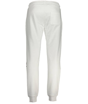 Cavalli Class White Cotton Pants