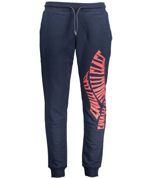 Cavalli Class Blue Cotton Pants