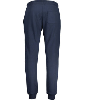 Cavalli Class Blue Cotton Pants