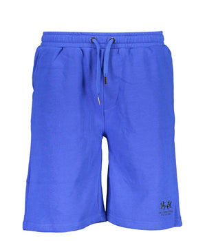 La Martina Blue Cotton Pants