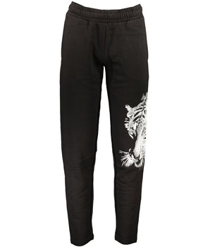 Cavalli Class Black Cotton Pant