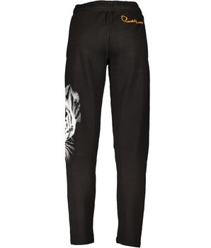 Cavalli Class Black Cotton Pant
