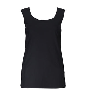 Patrizia Pepe Black Elastane Tank Top