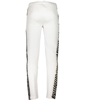 Cavalli Class White Cotton Pant