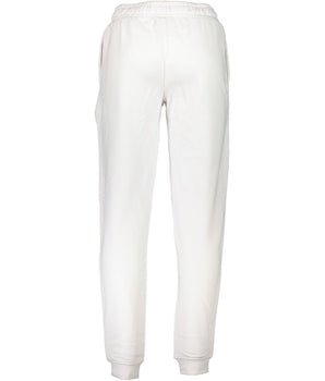Cavalli Class White Cotton Pant