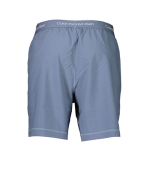 Calvin Klein Blue Polyester Pants