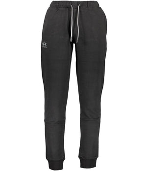 La Martina black cotton pants
