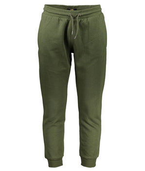 Cavalli Class Green Cotton Pants