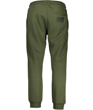 Cavalli Class Green Cotton Pants
