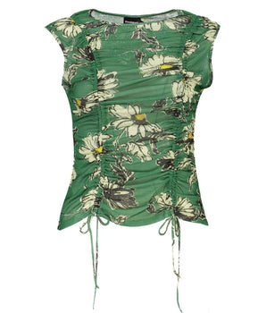 Desigual Green Polyester Tank Top