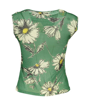 Desigual Green Polyester Tank Top