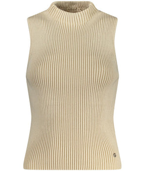 Guess Jeans Beige Cotton Tank Top