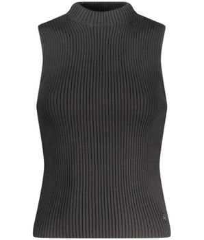 Guess Jeans Black Cotton Tank Top