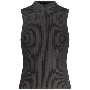 Guess Jeans Black Cotton Tank Top
