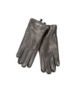 Calvin Klein Black Wool Glove