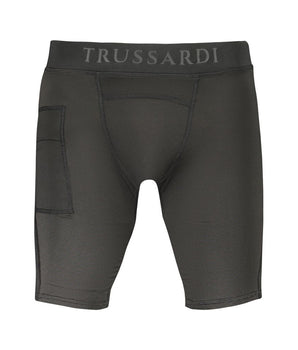 Trussardi Black Polyester Pant
