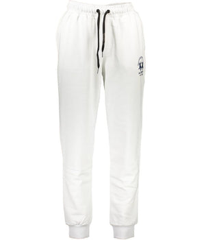 La Martina White Cotton Pant
