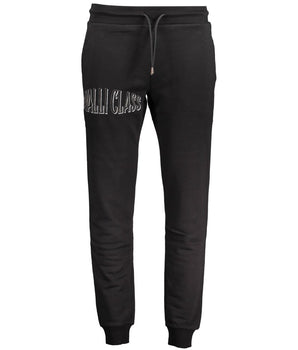 Cavalli Class Black Cotton Pant