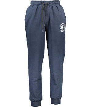 La Martina Blue Cotton Pant