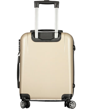 Laura Biagiotti Gold Polyethylene Luggage And Travel