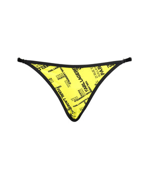 Karl Lagerfeld Yellow Elastane Swimwear