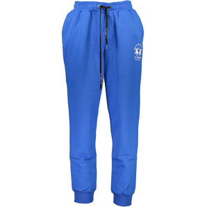 La Martina Blue Cotton Pant
