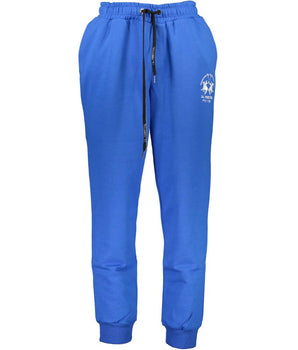 La Martina Blue Cotton Pant
