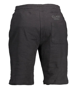 Cavalli Class Black Cotton Pant