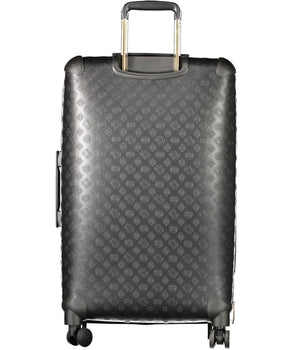 Guess Jeans Black Polyethylene Luggage And Travel