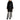 Cleré Black Polyester Jackets & Coat