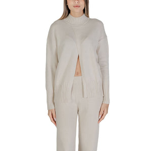 Cleré Beige Viscose Cardigan