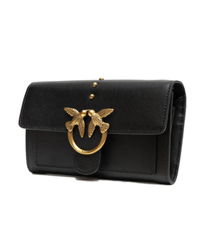 PINKO Black Mini Love Bag One Simply