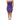 Cavalli Class Purple Viscose Elastane Strapless Bodycon Dress
