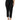 BENCIVENGA Black Cotton Blend Cropped Straight Leg Pants