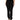 Exte Black Viscose Acetate Blend Straight Leg High Waist Pants