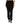Exte Black Viscose Acetate Blend Straight Leg High Waist Pants