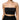 Dolce & Gabbana Black Nylon Blend Bandeau Strapless Tube Top