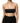 Dolce &amp; Gabbana Black Nylon Blend Bandeau Strapless Tube Top