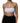 Dolce &amp; Gabbana White Nylon Blend Bandeau Strapless Tube Top