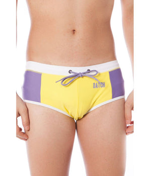 Datch Yellow Elastane Swimwear