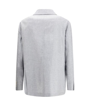 Brunello Cucinelli Gray Wool Blazer
