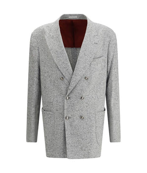 Brunello Cucinelli gray wool blazer