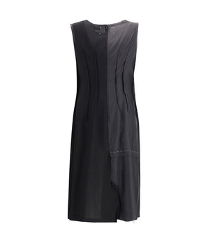 Margiela Black Acetate Casual Dress