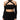 Dolce & Gabbana Black Viscose Halter Off Shoulder Cropped Top