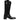Dolce & Gabbana Black Leather Over The Calf Biker Boots Shoes