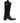 Dolce & Gabbana Black Leather Over The Calf Biker Boots Shoes