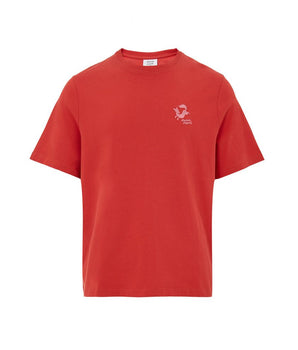 Maison Kitsuné Red Cotton T-Shirt