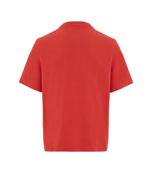 Maison Kitsuné Red Cotton T-Shirt