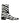 Dolce &amp; Gabbana Black White Zebra Leather Mid Calf Boots Shoes